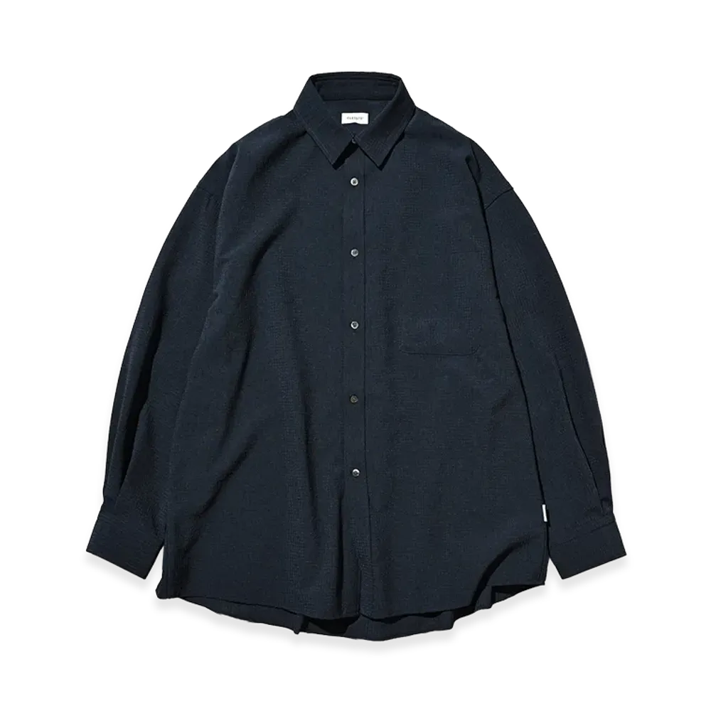 CLESSTE Shadow Gingham Check Everyday L/S Shirt "Navy"