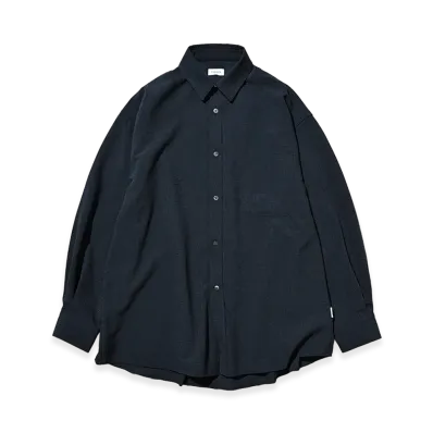 CLESSTE Shadow Gingham Check Everyday L/S Shirt "Navy"