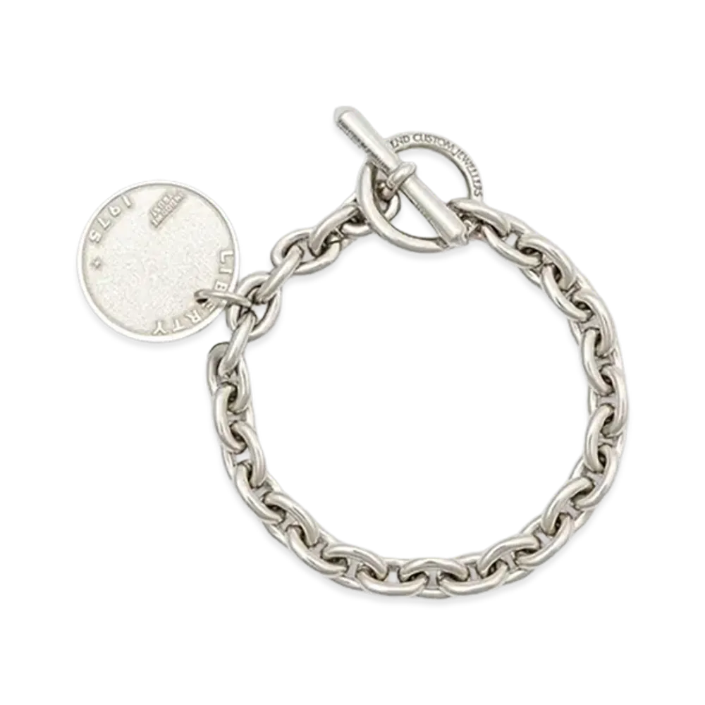 HYKE x END CUSTOM JEWELLERS Women's Single Charm Bracelet "Silver"
