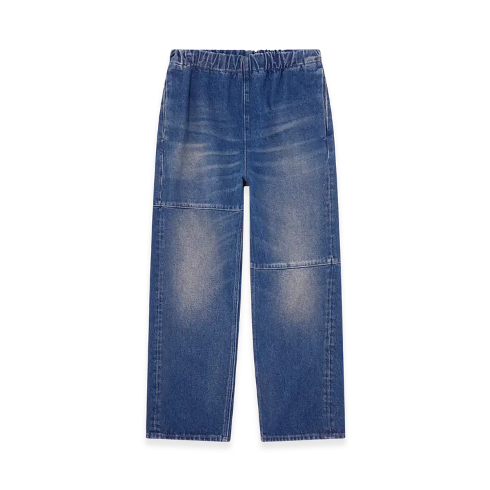 MM6 Maison Margiela Women's Elasticated Jeans "Green Cast"