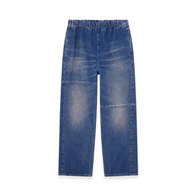 MM6 Maison Margiela Women's Elasticated Jeans "Green Cast"