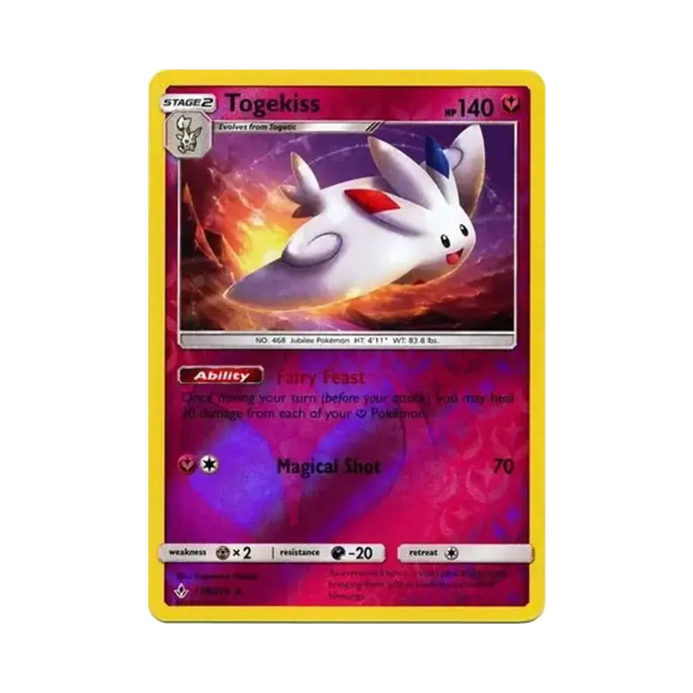 トゲキッス R :リバースホロ [138/214]【英語版】(サン&ムーン「アンブローケンバンズ」)