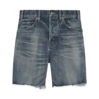 CELINE Bermuda Skate Pants / Dark Union Wash Denim "Dark Union Wash"