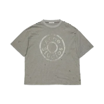 Acne Studios Logo T-Shirt - Relaxed Fit "Moss Green"