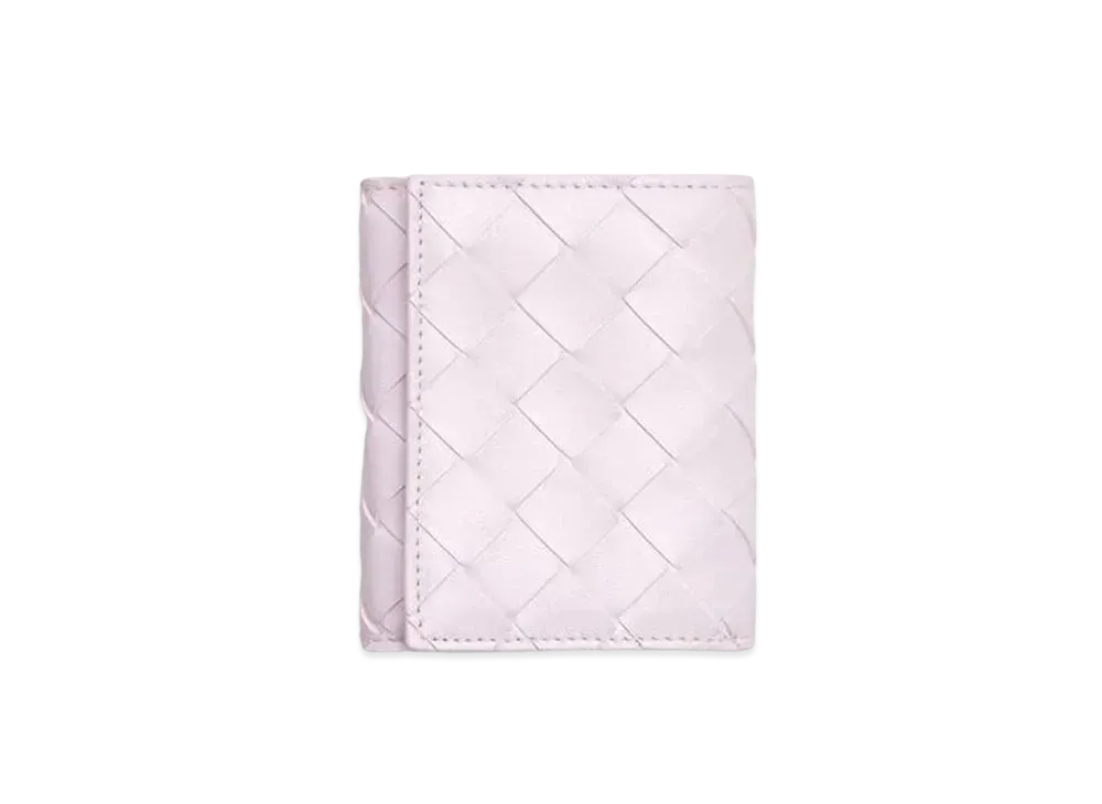 Bottega Veneta Trifold Zip Wallet "Bris Washed"