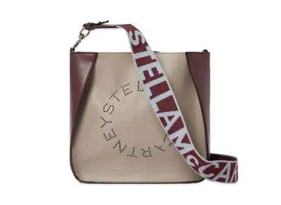 Stella McCartney Stella Logo Shoulder Bag "Moss/Wine"