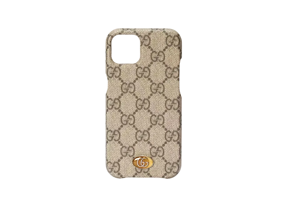 GUCCI Ophidia iPhone 13 Case "Beige/Ebony"