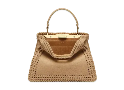 FENDI Peekaboo Iseeu Medium Flannel Bag "Beige"