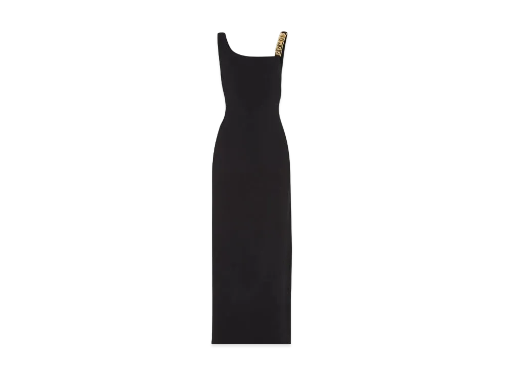 FENDI x Versace Fendace Dress In Black Cady "Black"