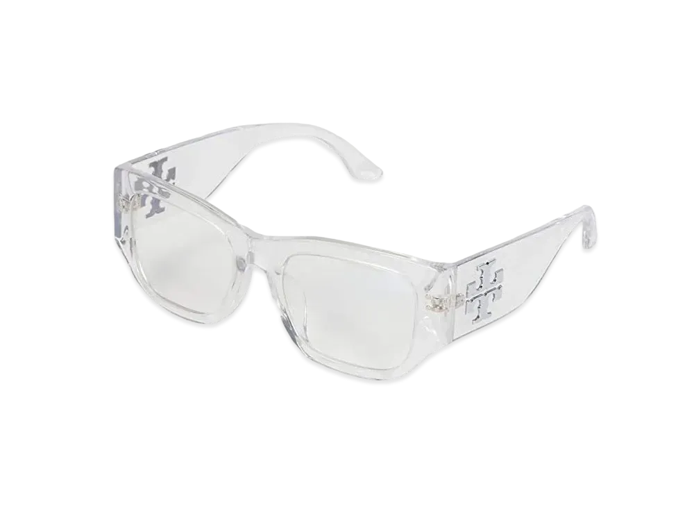 Tory Burch Logo Blue Light Cut Sunglasses "Blue"