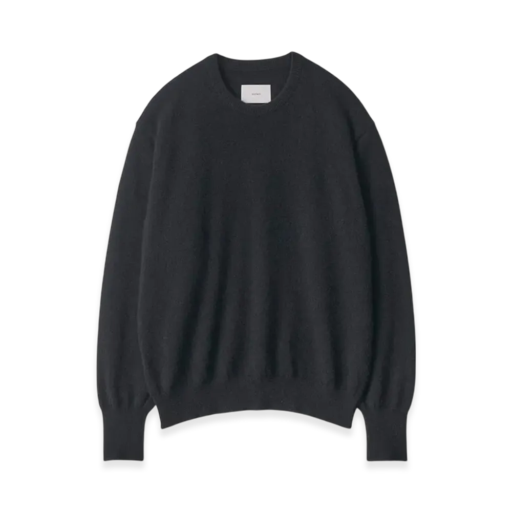 ssstein Pure Cashmere Knit Crew Neck LS "Black"