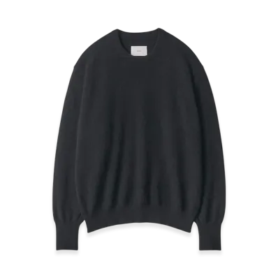 ssstein Pure Cashmere Knit Crew Neck LS "Black"
