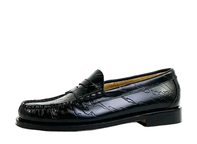 G.H.BASS x MAHARISHI Loafer Larson High Shine Leather "Black" 91010M