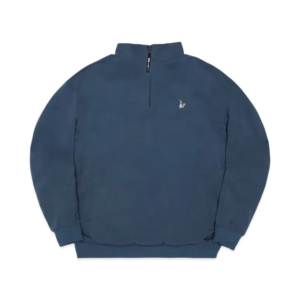 FR2 Rabbits Icon Reversible Half Zip Blouson "Blue"