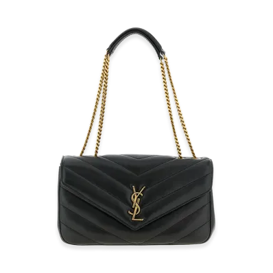 Saint Laurent Women's Loulou Medium Shoulder Bag "Black"