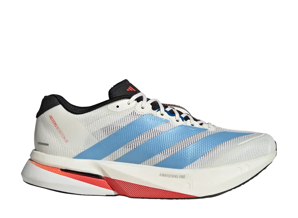 adidas Adizero Boston 13 "Off White/Light Blue/Gold Metallic"