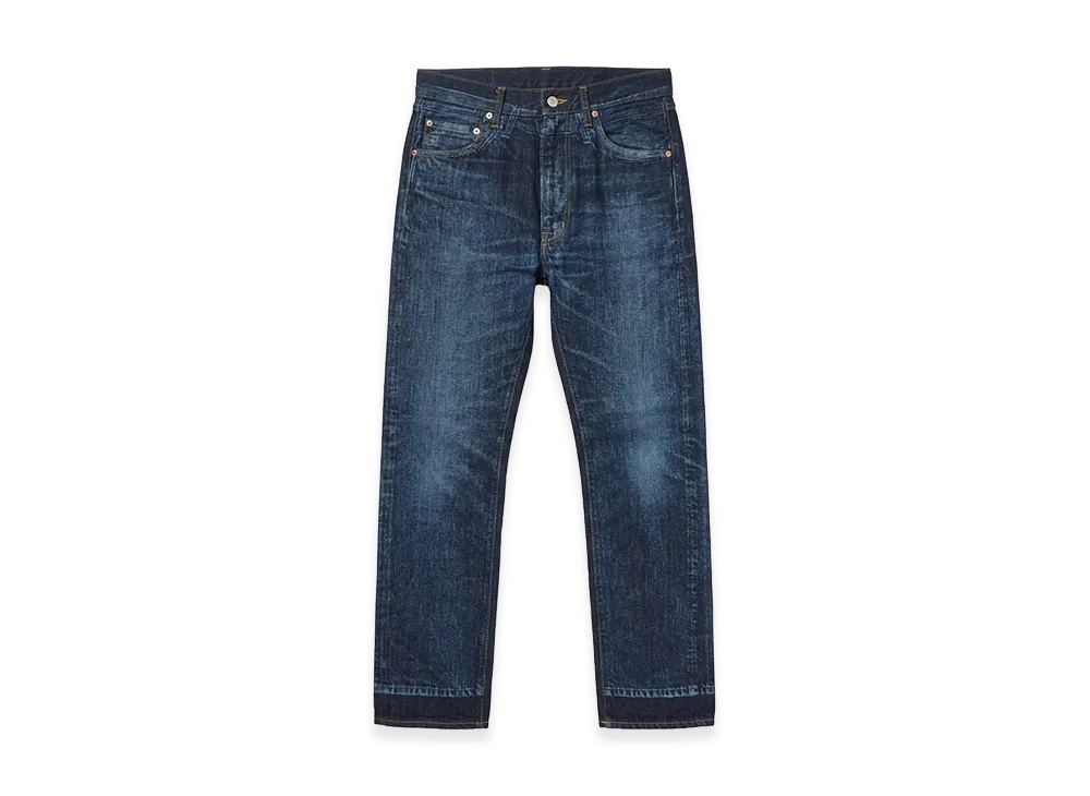 YOKE Laser Processed 5P Straight Denim Pants "Indigo"