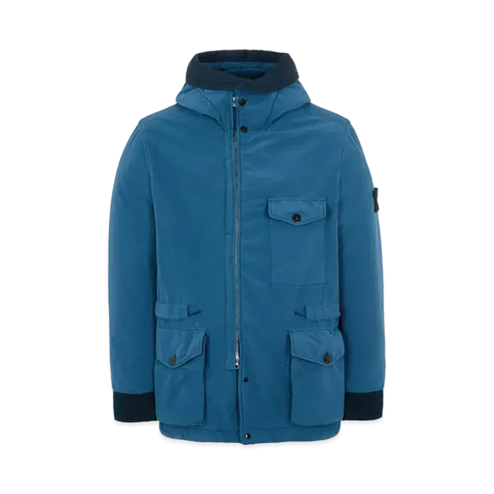Stone Island 41131 DAVID LIGHT-TC CON MICROPILE "Teal"