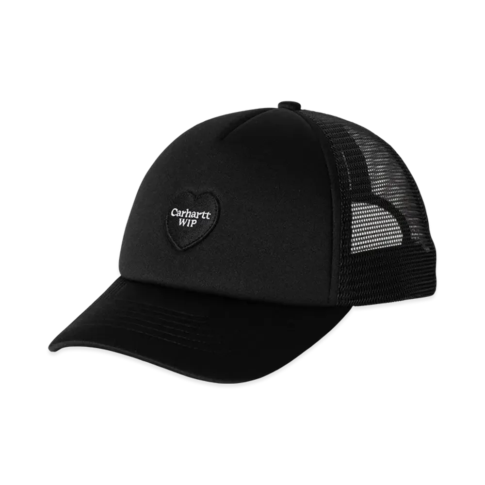 Carhartt WIP Heart Patch Trucker Cap "Black"