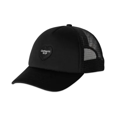 Carhartt WIP Heart Patch Trucker Cap "Black"
