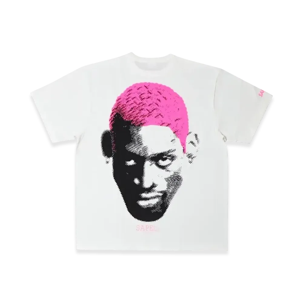 SAPEur Archive Series Neon Pink Head S/S Tee "White"