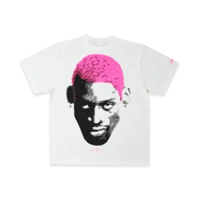 SAPEur Archive Series Neon Pink Head S/S Tee "White"