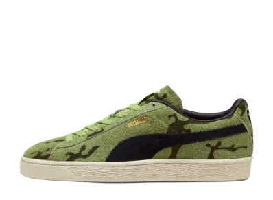Puma Suede Flock "Wild Fern/Calming Green"
