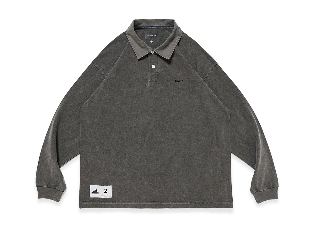 DESCENDANT Puba Polo LS Pigment Dye "Charcoal"