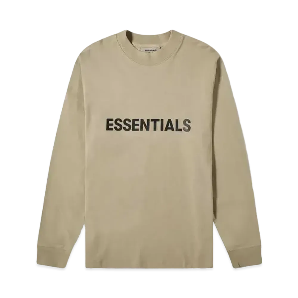 FEAR OF GOD ESSENTIALS HOLIDAY LONG SLEEVE TEE "Sage"