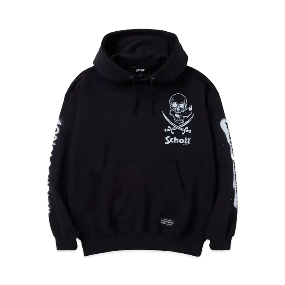 NEIGHBORHOOD x Schott x Kostas Sweatparka LS "Black"
