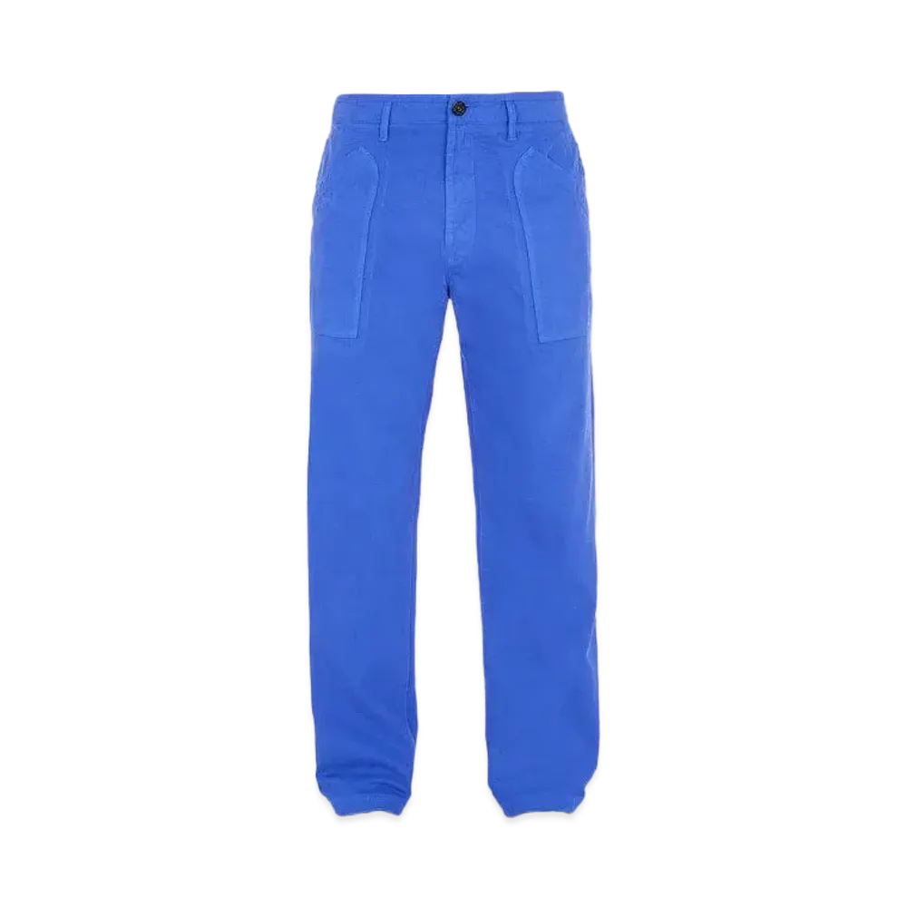 Stone Island 31604 TEXTURED BRUSHED RECYCLED COTTON "Periwinkle"