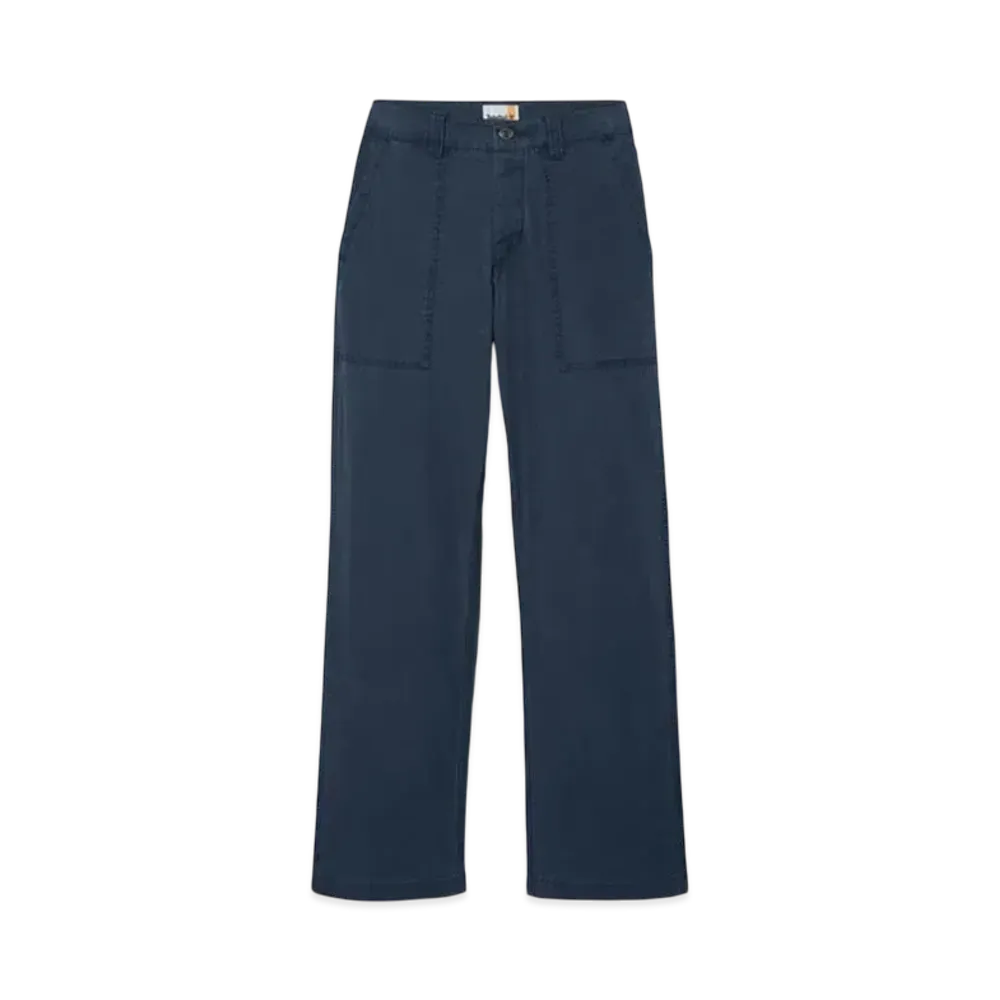 Timberland Men's Washed Canvas Stretch Fatigue Pants "Dark Sapphire"