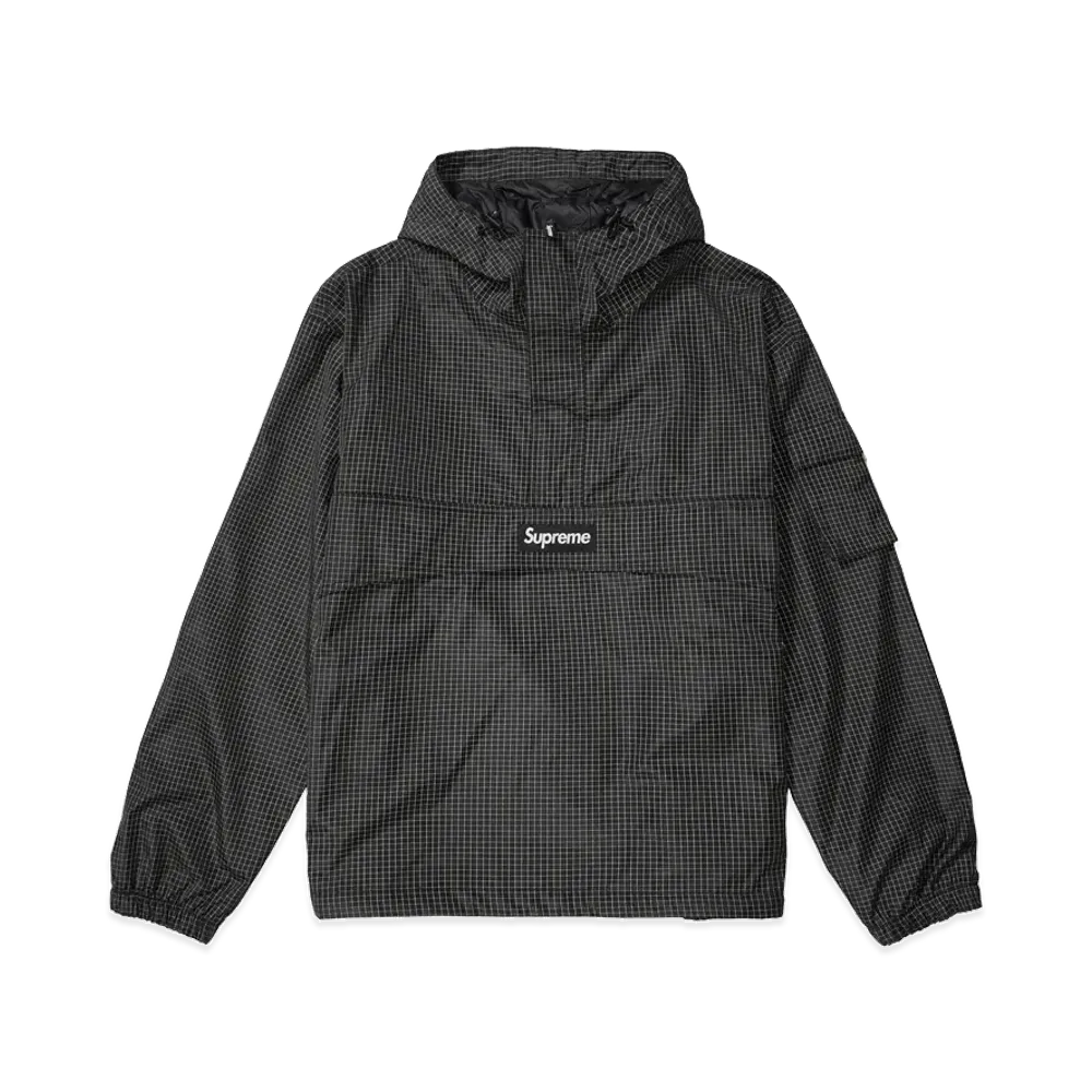 Supreme Reflective Ripstop Anorak "Black"