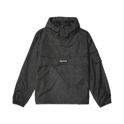 Supreme Reflective Ripstop Anorak "Black"