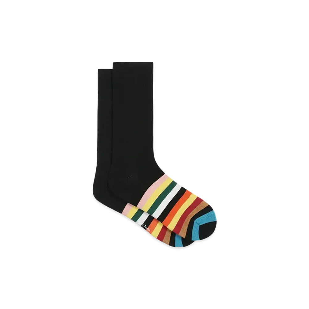 Paul Smith Signature Striped Socks "Black"