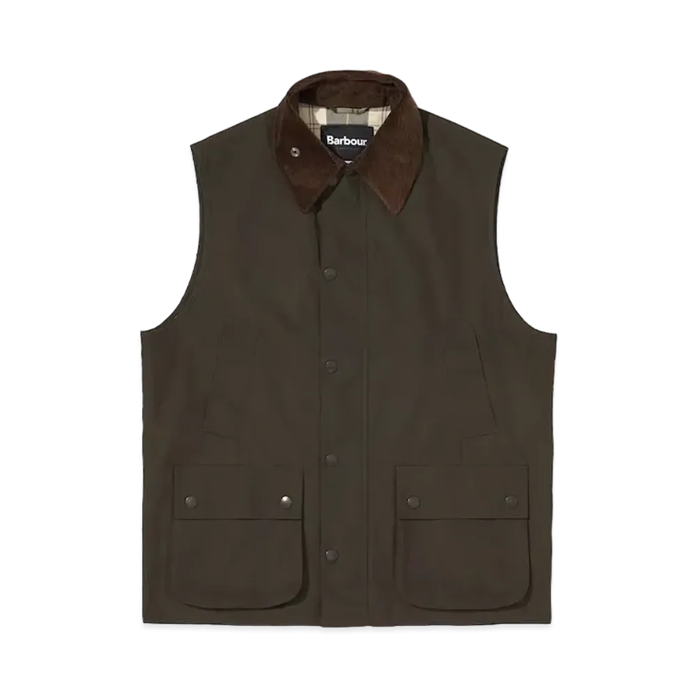 Barbour x FREAK'S STORE Bedale Vest "Olive"