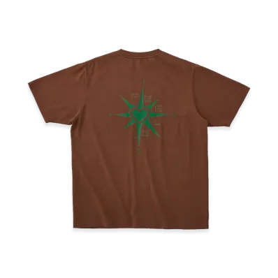 FEELS. Love Icon Print T-Shirt "Brown"