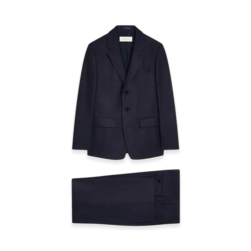DRIES VAN NOTEN Loose Fit Suit "Navy"