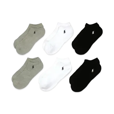 Polo Ralph Lauren 6 Pack Casual Quarter Socks "Mix"