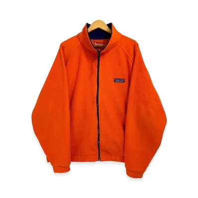 Supreme x Patagonia-Style Logo Fleece Jacket "Orange"