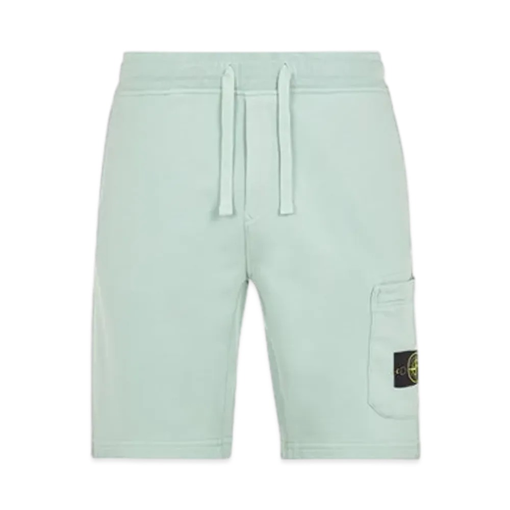 Stone Island 64651 Regular Fit Cargo Bermuda Shorts - 24SS "Light Green"