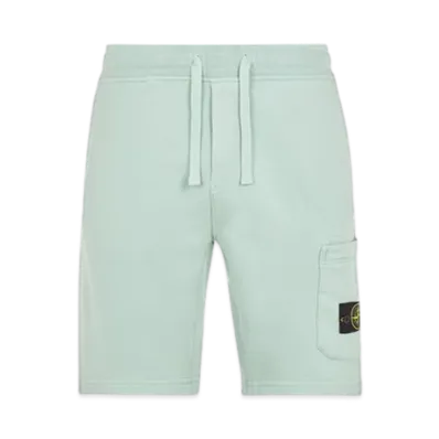 Stone Island 64651 Regular Fit Cargo Bermuda Shorts - 24SS "Light Green"