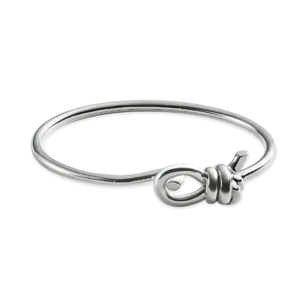 Bottega Veneta Knot Bracelet "Silver"