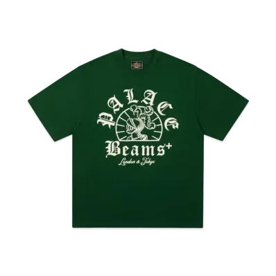 PALACE x BEAMS Plus Graphic T-Shirt "Green"