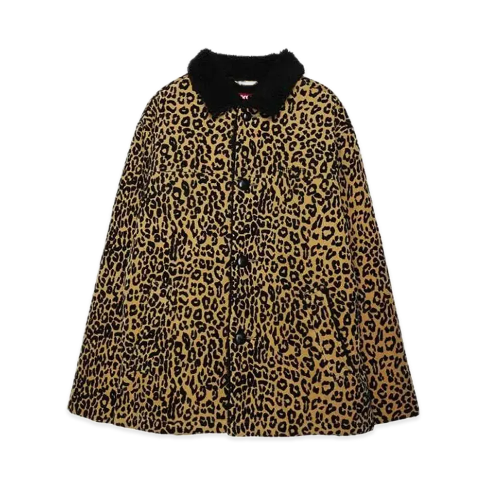 Supreme Kindermann Uncut Corduroy Car Coat "Leopard"
