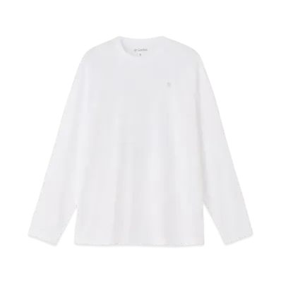 Goldwin Peak Motif Print Long Sleeve T-Shirt (Unisex) "White"