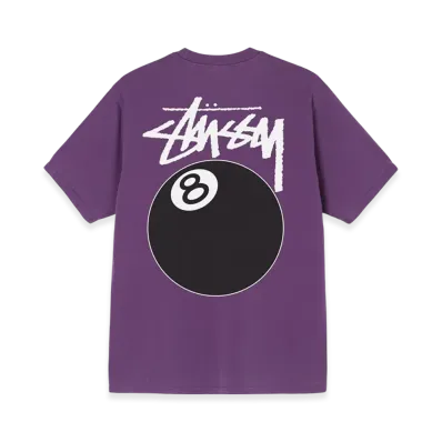 Stussy 8 Ball Pigment Dyed Tee - 21FW "Purple"