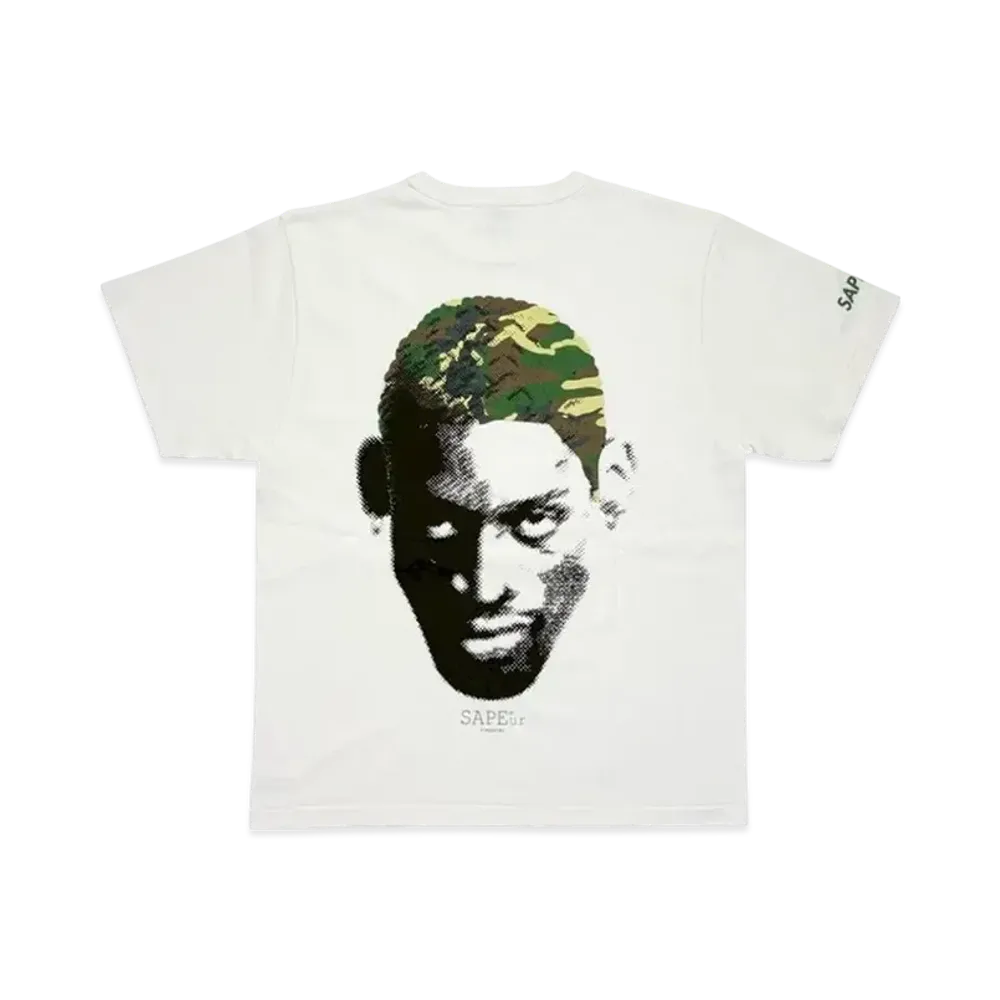 SAPEur Youth Archive Series Camo Head S/S Tee "White"