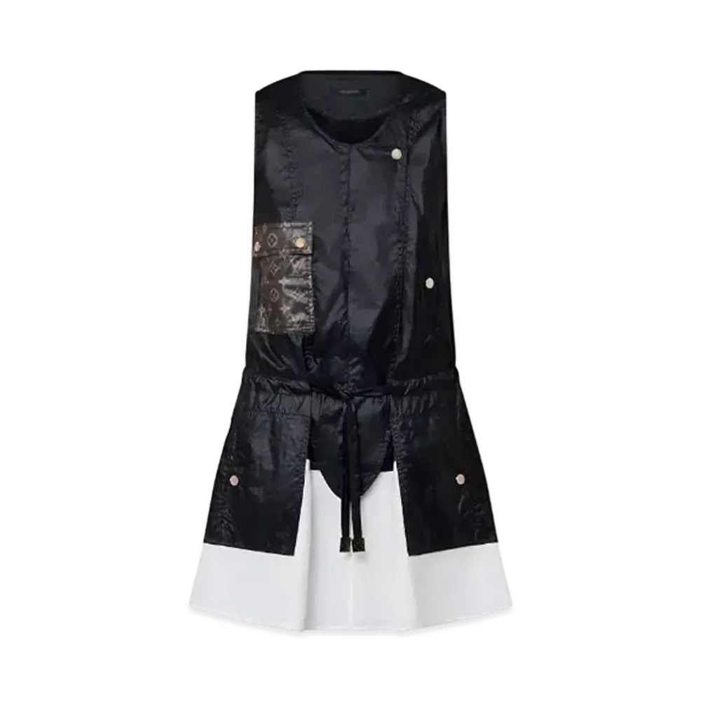 Louis Vuitton Sporty Color Blocked Dress "Noir"