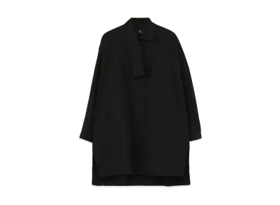 Yohji Yamamoto Y's BROAD RIGHT LONG BLOUSE "Black"